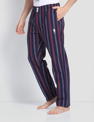 Uspa Innerwear Striped Cotton LP001 Lounge Pants - Pack Of 1