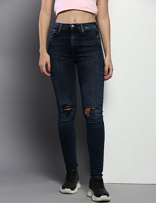 Tommy hilfiger deals ripped jeans womens