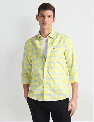 Arrow Sports Manhattan Slim Fit Tartan Check Shirt