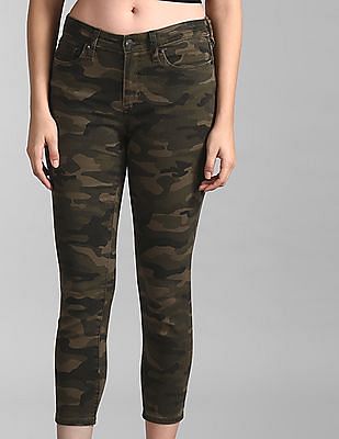 gap camouflage jeans