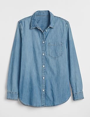 gap denim shirt womens