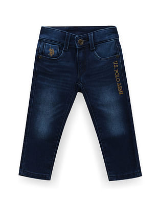 U S Polo Assn Kids Boys Slim Fit Blue Jeans