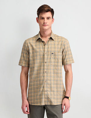 Arrow Sport Regular Fit Herringbone Shirt