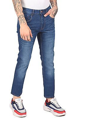 Flying Machine Michael Slim Tapered Fit Mid Rise Jeans