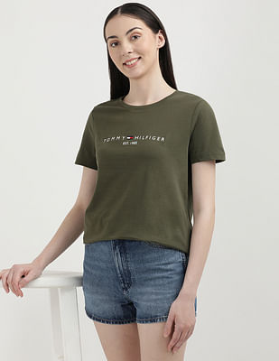 Tommy Hilfiger Regular Solid Cotton T-Shirt