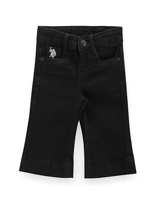 U S Polo Assn Kids Girls Rinsed Slim Fit Jeans