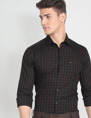 Arrow Windowpane Check Formal Shirt