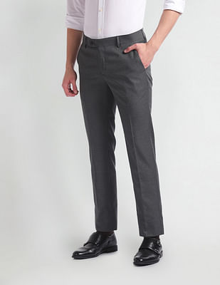 Arrow Regular Fit Autoflex Formal Trousers