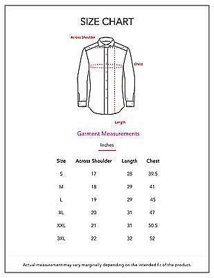 Polo Shirt Size Chart Us