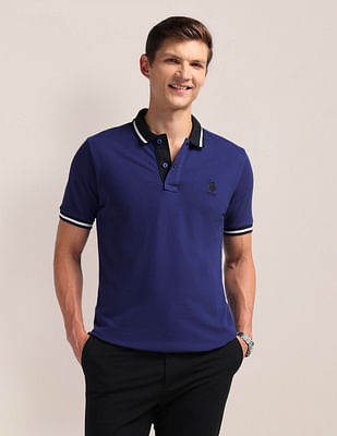 U S Polo Assn Pure Cotton Slim Fit Polo Shirt