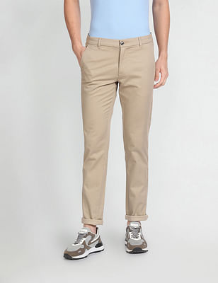 Arrow Sports Bronson Slim Fit Geometric Chinos