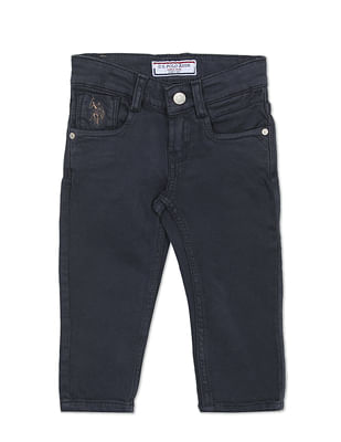 U S Polo Assn Kids Brandon Slim Fit Clean Look Jeans