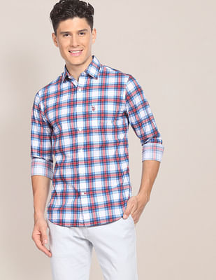 U S Polo Assn Tartan Tailored Fit Shirt