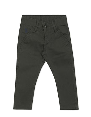 U S Polo Assn Kids Mid Rise Printed Trousers