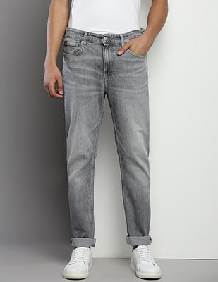 Calvin Klein Mid Rise Slim Tapered Fit Jeans