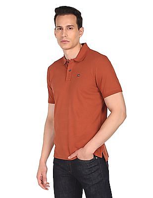 Buy Arrow Sports Solid Pure Cotton Polo Shirt - NNNOW.com