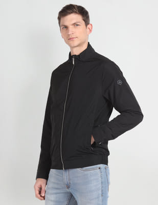 Buy Arrow Sports Dual Collar Bomber Jacket - NNNOW.com