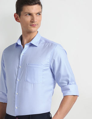 Arrow Micro Check Cotton Shirt