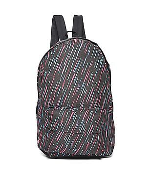 printed canvas backpack