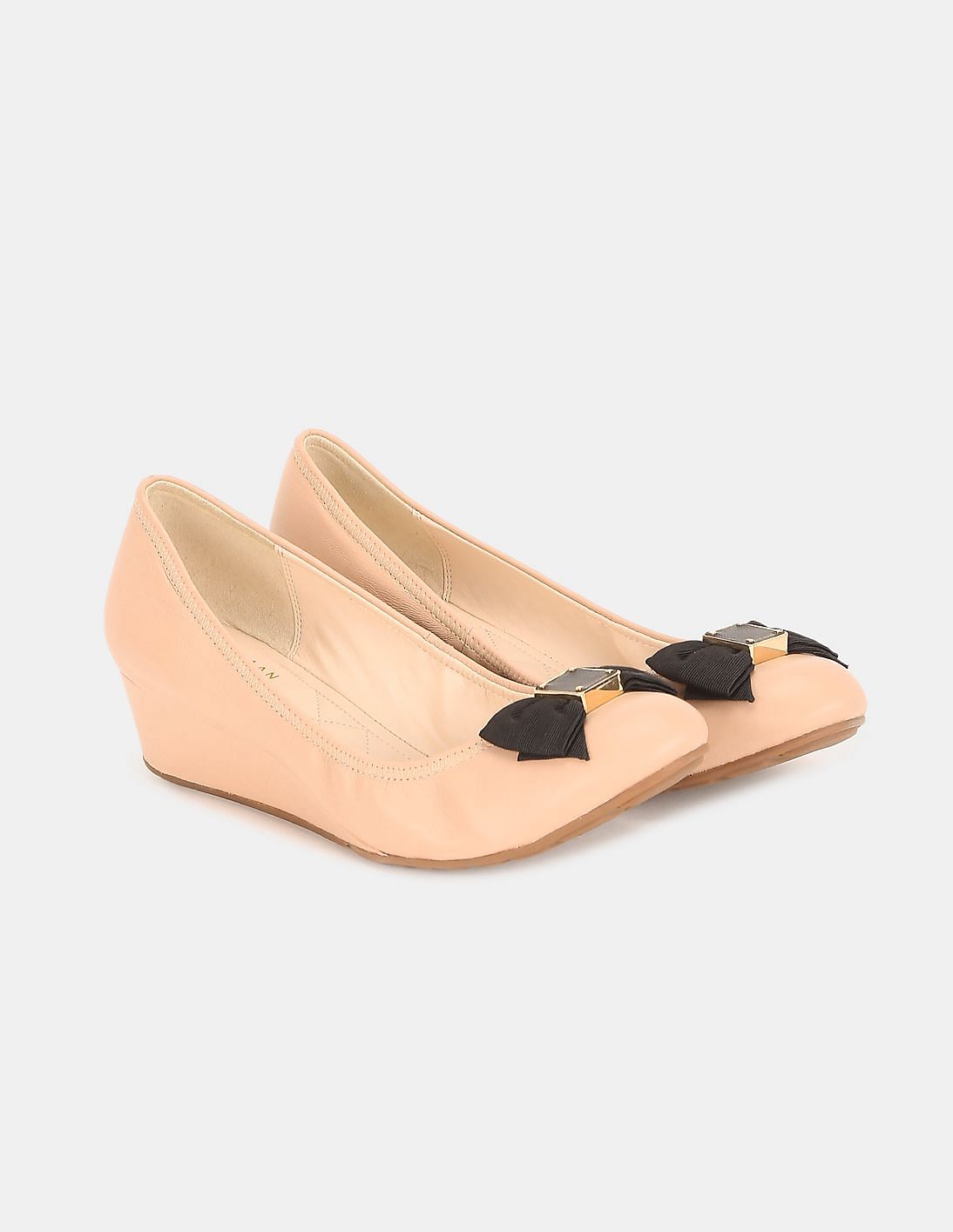 Cole haan tali bow wedge best sale