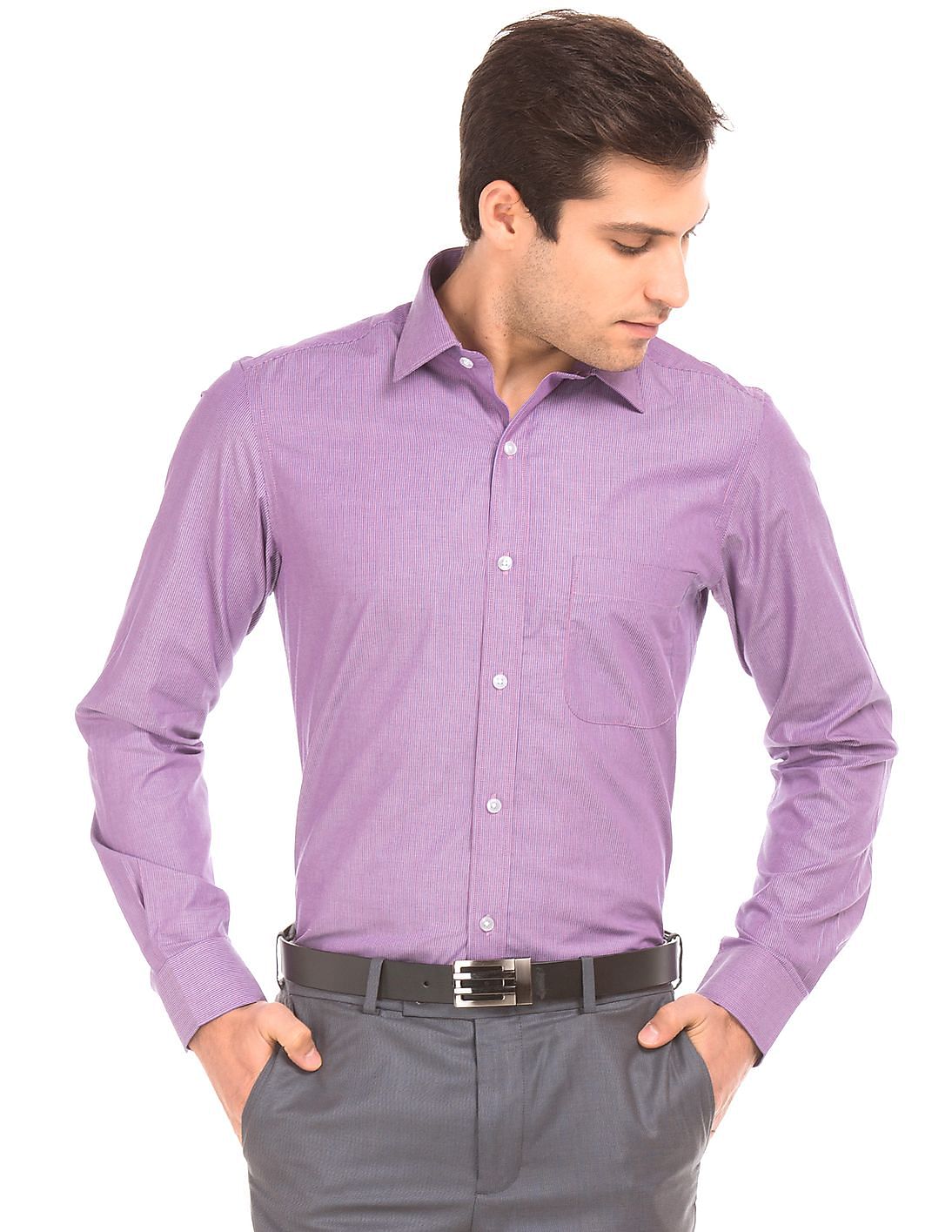 Buy Arrow Striped Regular Fit Shirt - NNNOW.com