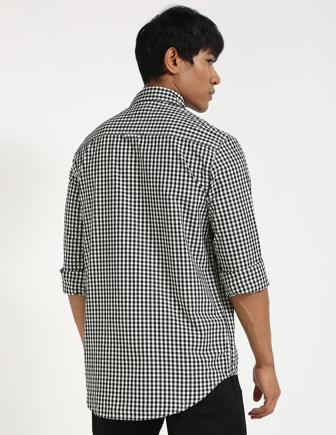 Buy Tommy Hilfiger Micro Checks Regular Fit Shirt - NNNOW.com
