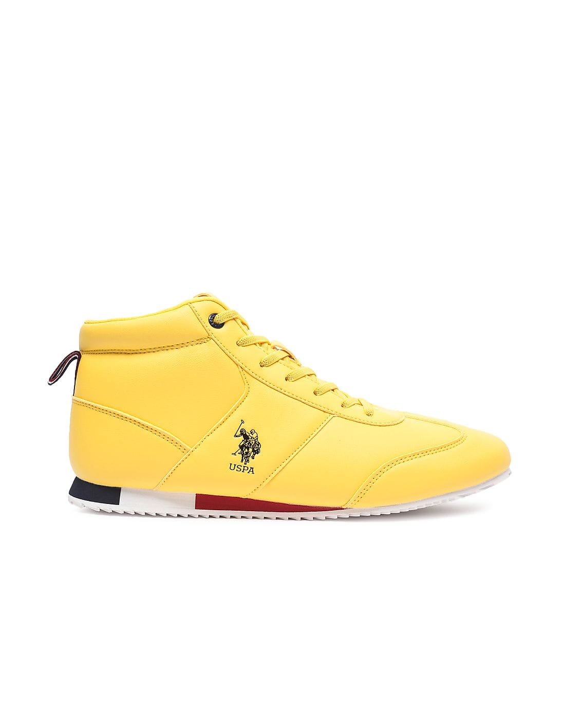 Buy U.S. Polo Assn. Men Yellow High Top 