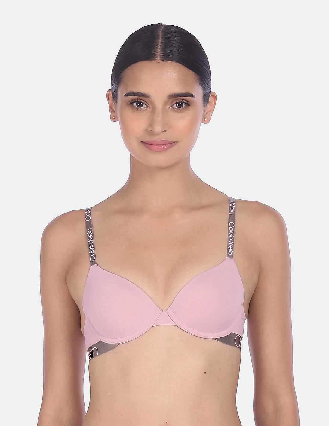 Calvin Klein Embossed Icon Cotton Light Lined Triangle Black W/Pink  Splendor Waistband XS (Women's 0-2), Black W/Pink Splendor Waistband, 0-2 :  : Clothing, Shoes & Accessories