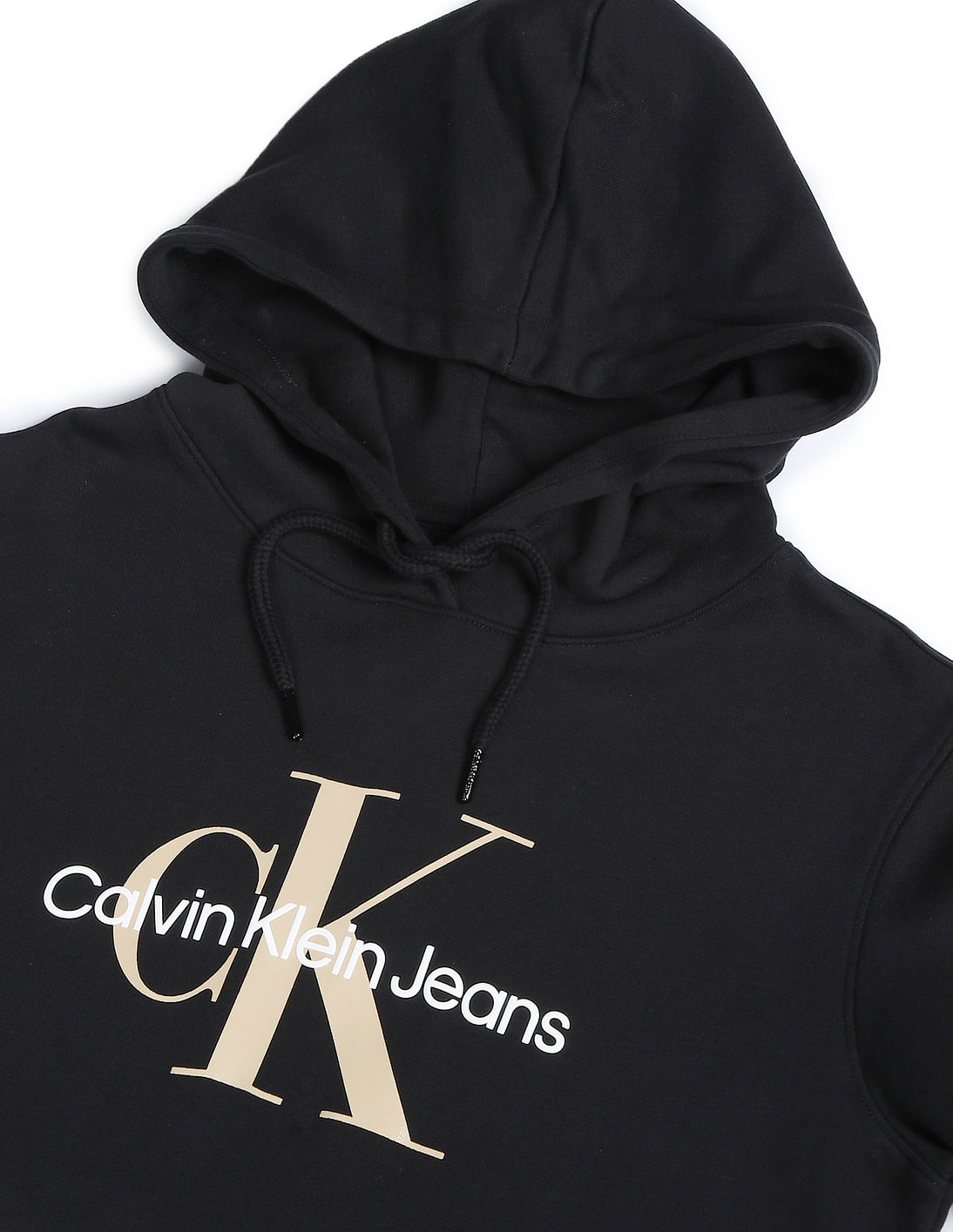 Calvin Klein Jeans Monogram Logo Hoodie, DEFSHOP