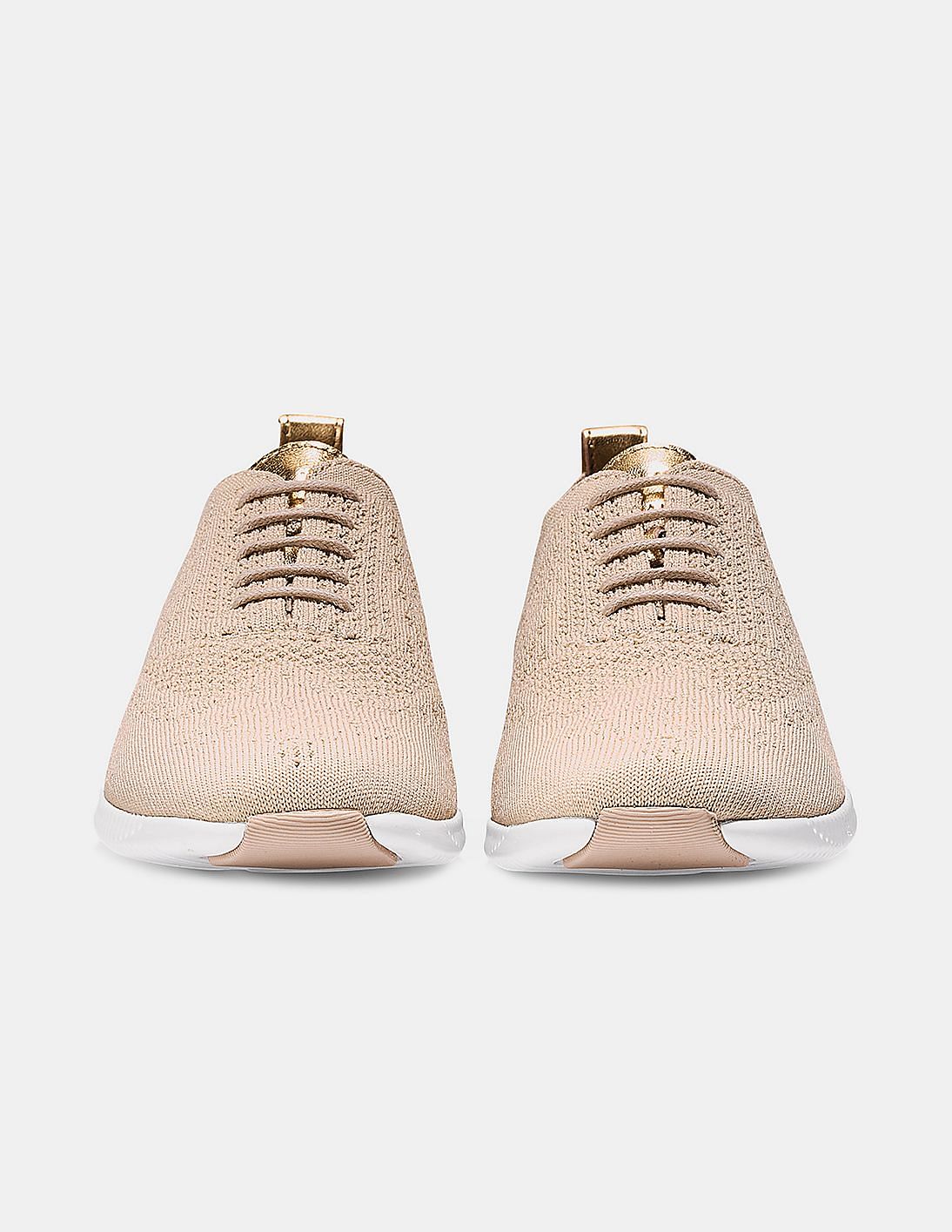 Buy Cole Haan Women Nude 2.ZERØGRAND Wingtip Oxfords - NNNOW.com