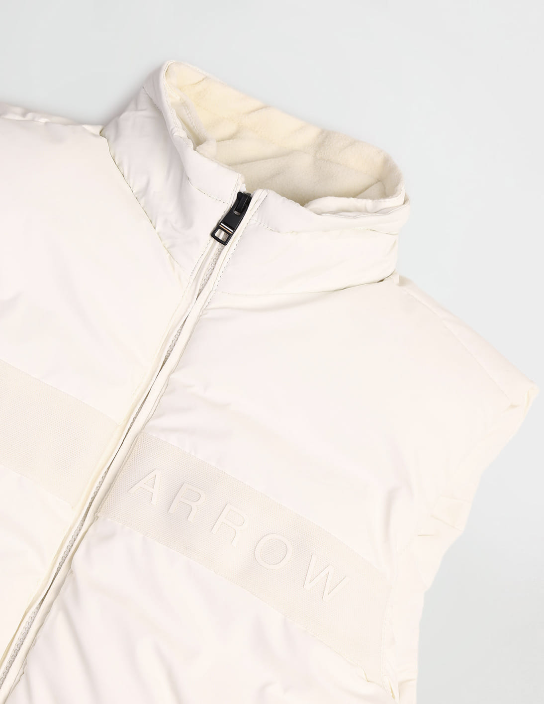 Buy Arrow Sport Sleeveless With Hood Padded Jacket - NNNOW.com