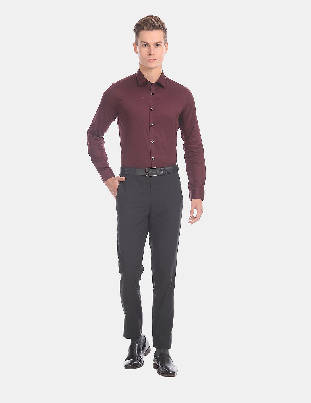 The Maroon Shirt Matching Pant Combinations For Men