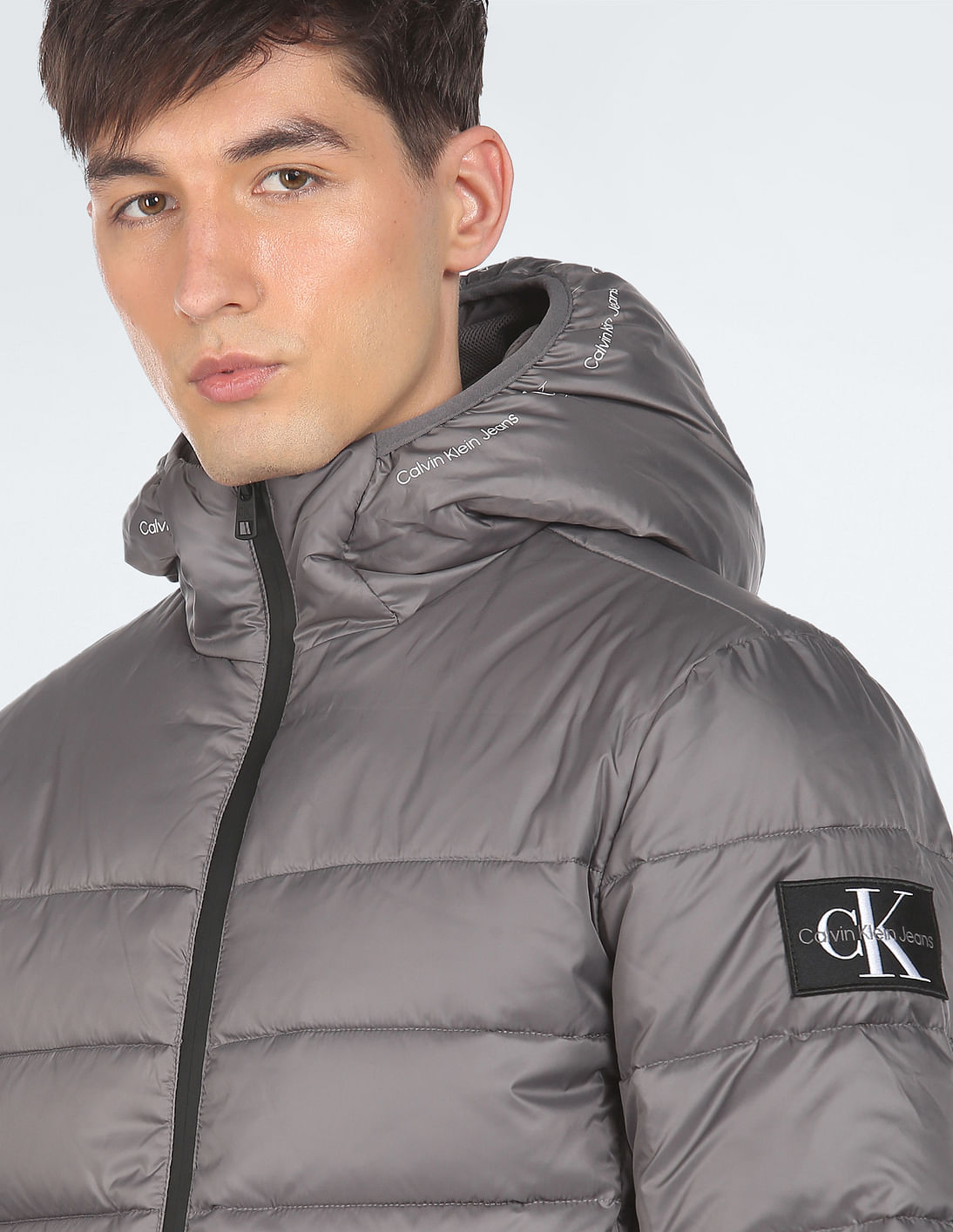 Calvin klein grey jacket online