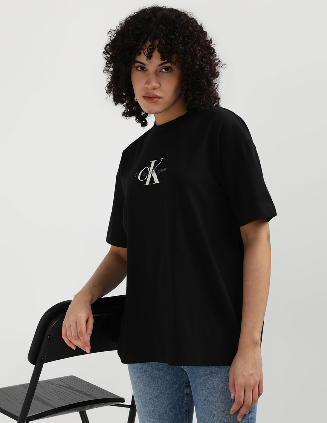 Buy Calvin Klein Jeans Sustainable Monologo Boyfriend T