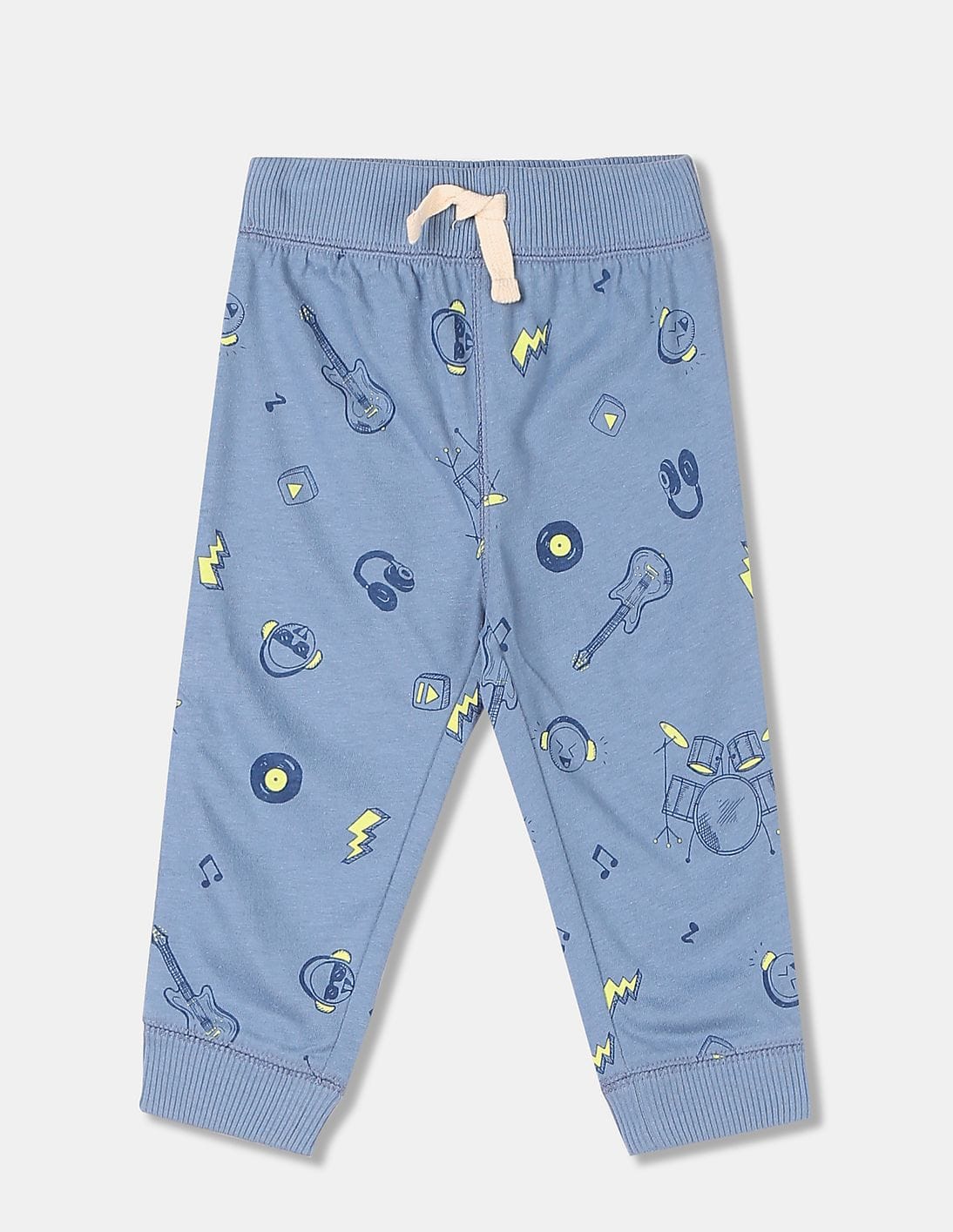 Buy The Children's Place Boys Boys Blue Printed Joggers