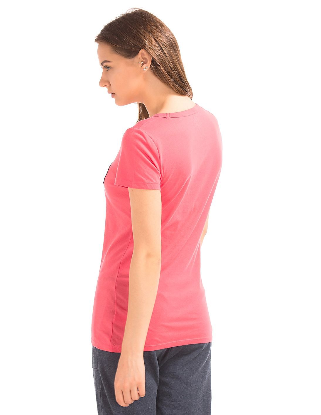 melt the lady logo gross shirt pink