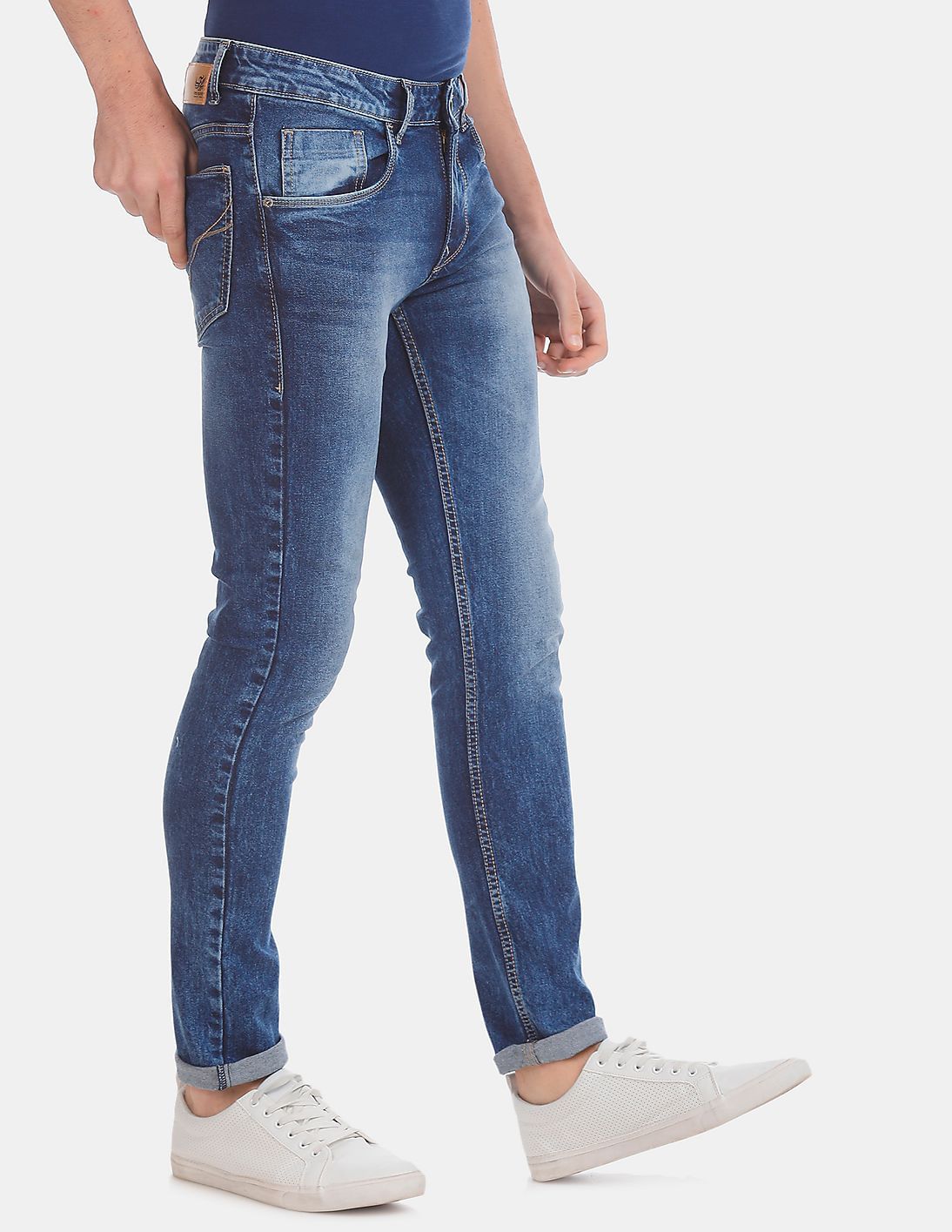 flying machine logo on jeans