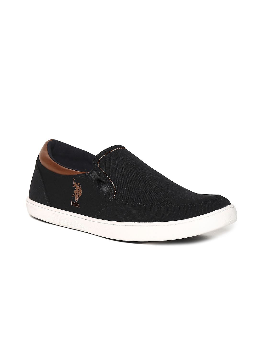 Buy U.S. Polo Assn. Low Top Solid Saric Slip On Shoes - NNNOW.com
