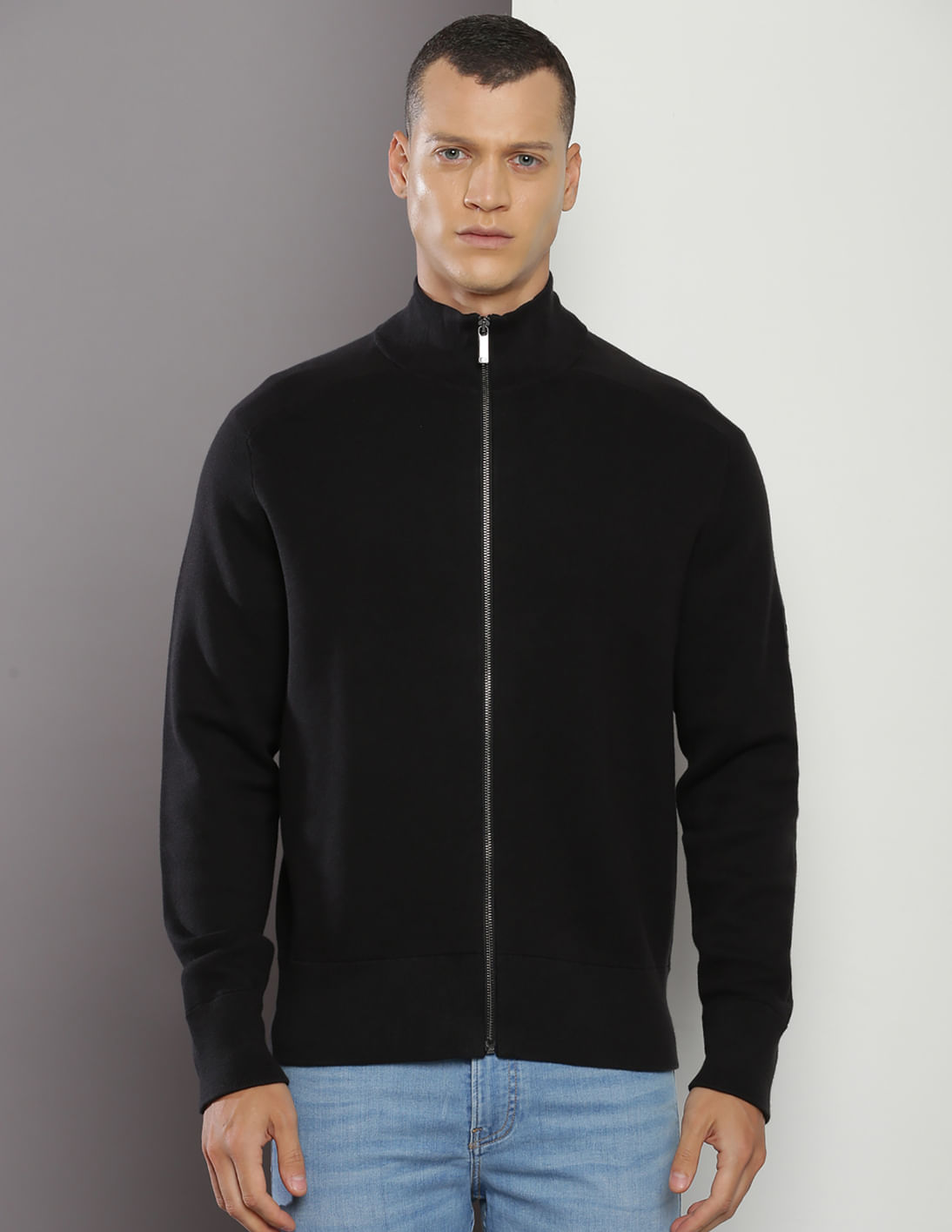 Buy Calvin Klein Milano Knit Zip Up Sweater - NNNOW.com