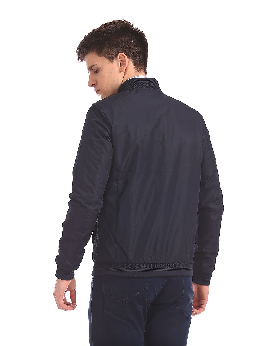Buy Men Regular Fit Bomber Jacket online at NNNOW.com