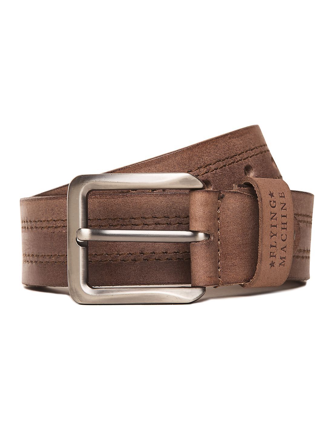 Buy Flying Machine Distressed Leather Belt - NNNOW.com