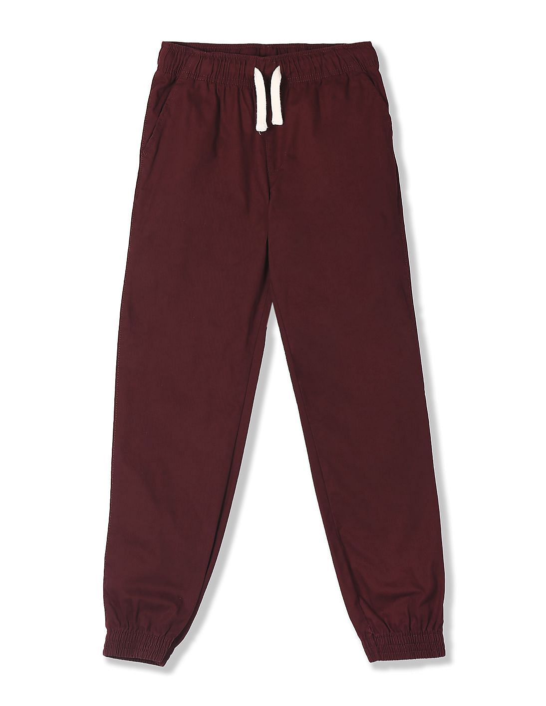 Buy The Children's Place Boys Red Woven Pull On Jogger Pants - NNNOW.com