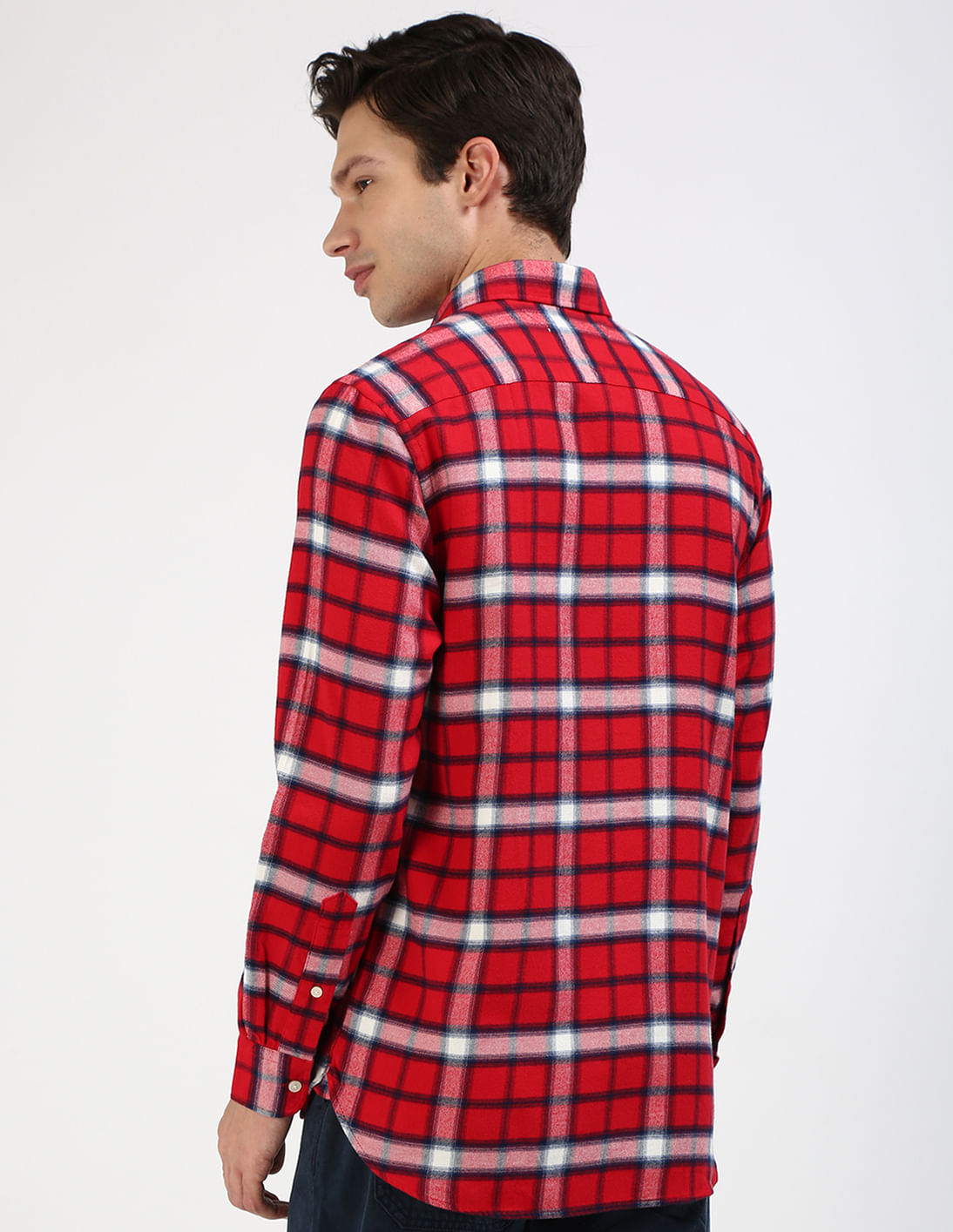 【MODERNIF】Brick check shirt Buy Tommy Hilfiger Brushed Shadow Check Shirt - NNNOW.com
