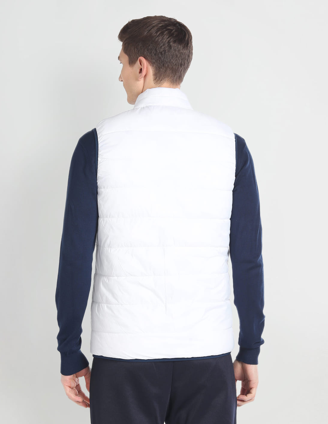 Buy Arrow Sports Sleeveless Reversible Puffer Jacket - NNNOW.com