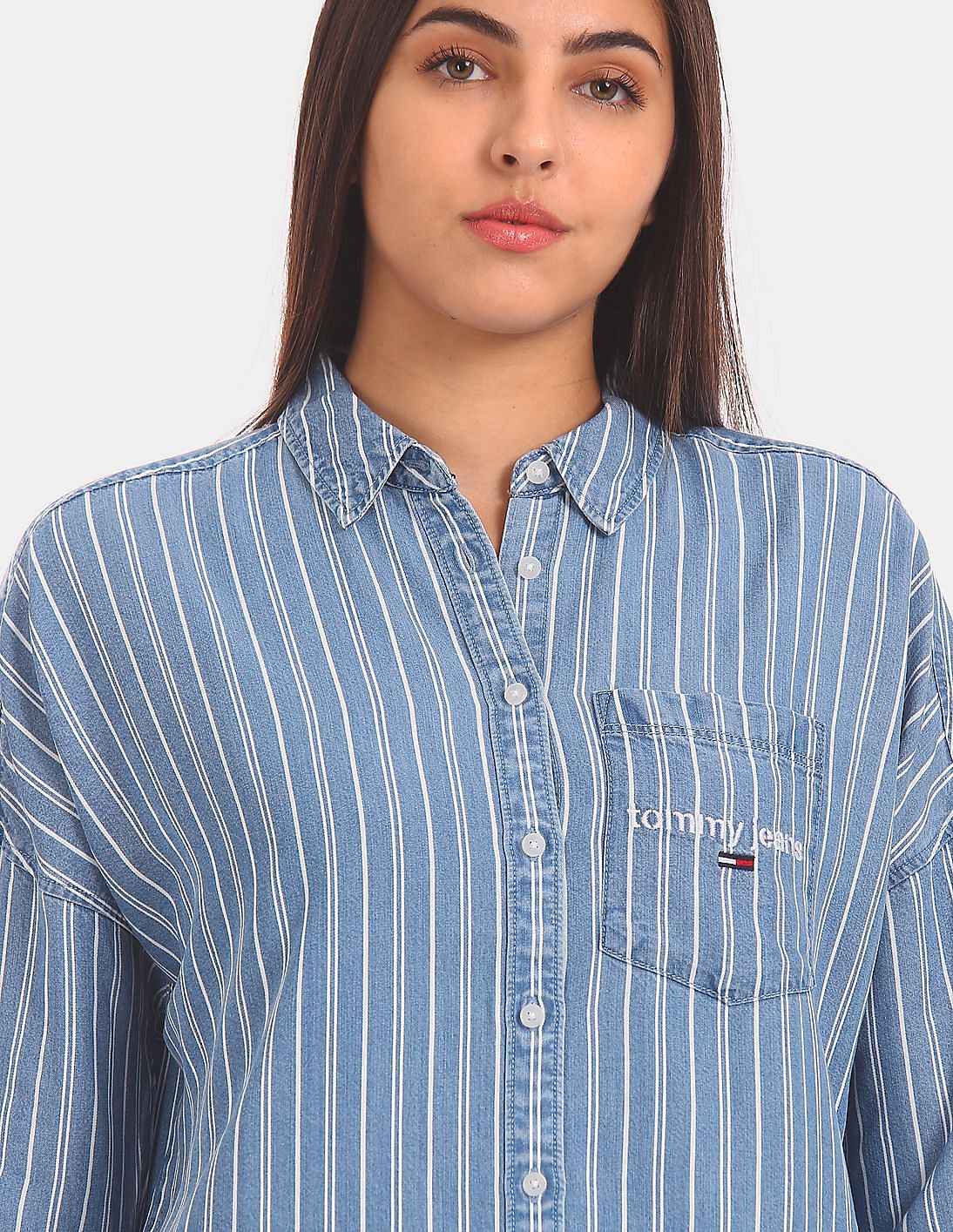 Minami Shirt Bag 373 AQUATIC STRIPED SHIRT BAG