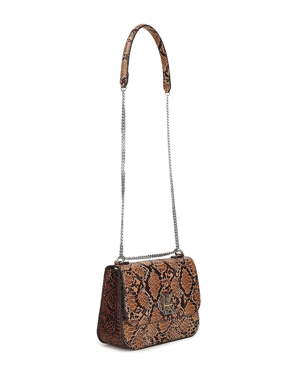 Calvin klein snake print cheap bag