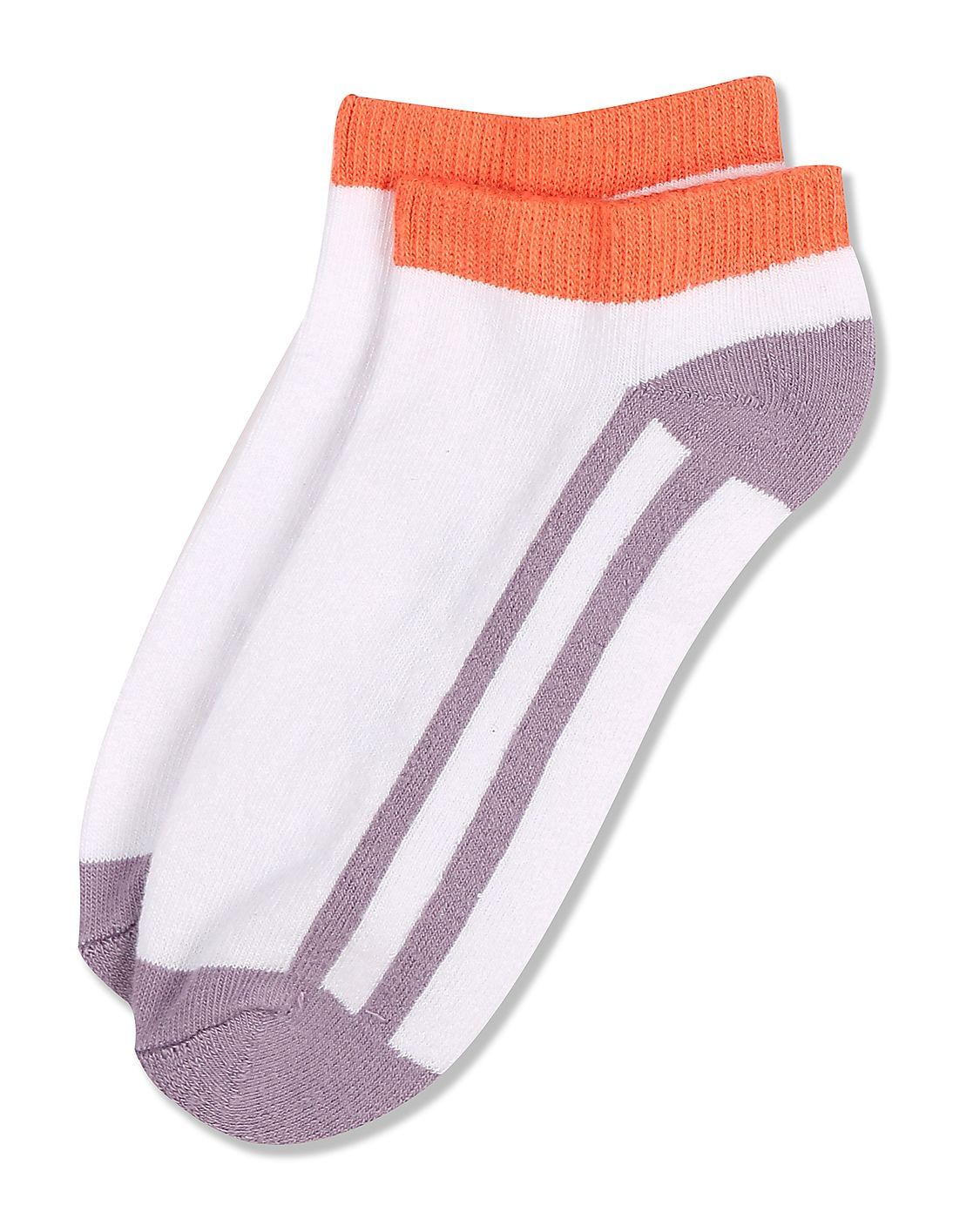 Buy U.S. Polo Assn. Women Striped Ankle Socks Pack Of 2