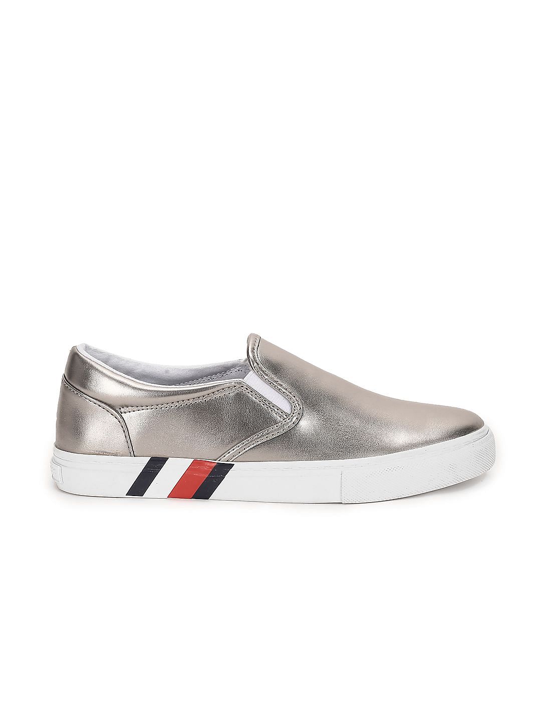 Tommy hilfiger deals sneakers silver