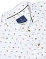 Flying Machine Slub Floral Slim Fit Shirt