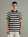 Tommy Hilfiger Striped Regular Fit Cotton Polo T-Shirt